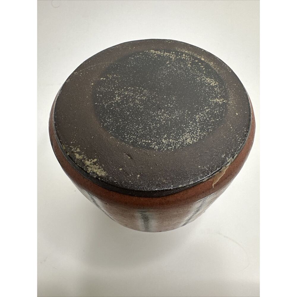 Ceramic Pottery Small Vase 4.5" Tall MCM Rustic Primitive MCM - Picture 8 of 9